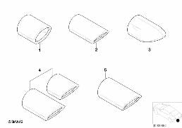 TAILPIPE TIP diagram for BMW 3 Series E46 318i