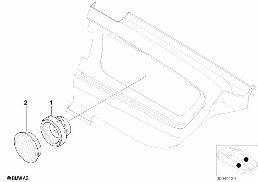 PARTS,LAT.TRIM PANEL REAR, HIFI/TOP-HIFI diagram for BMW 3 Series E46 M3
