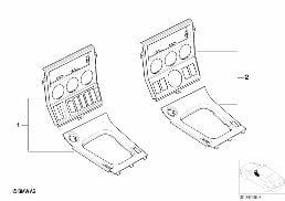 ชุดติดตั้งเพิ่ม, คิ้วตกแต่งลายไม้ Ahorn diagram for BMW Z3 E36 2.8