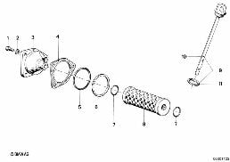 OIL FILTER, DIPSTICK