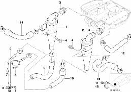 CRANKCASE-VENTILATION/OIL SEPARATOR