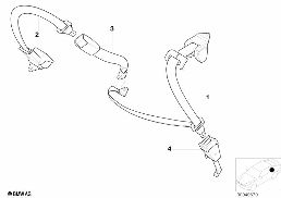 SAFETY BELT REAR diagram for BMW 7 Series E38 735iL