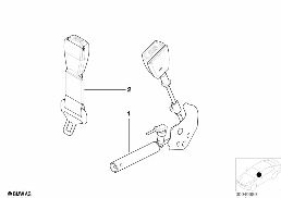 Sangle inférieure avant diagram for BMW 5 Series E39 525td