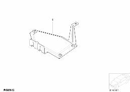 CABLE COVERING/CONTROL UNIT SUPPORT diagram for BMW Z3 E36 1.9
