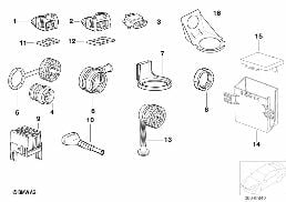 WIRING CONNECTIONS diagram for BMW 3 Series E36 320i