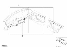 INDIVIDUAL SETS OF DECOR STRIPS diagram for BMW 3 Series E46 318i