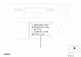 NAVIGATION SYSTEM diagram for BMW 3 Series E46 323i