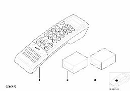 CAR PHONES diagram for BMW 3 Series E36 323i