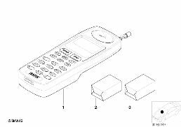 INSTALLING SET CAR TELEPHONE diagram for BMW 3 Series E36 323i
