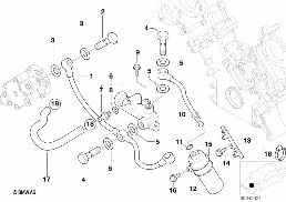 VANOS CYLINDER HEAD MOUNTING PARTS