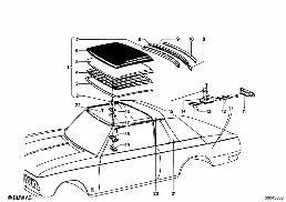 HARDTOP diagram for BMW 1502-2002tii 2002
