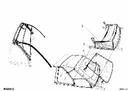 Baur Top Cabriolet diagram for BMW 3 Series E30 318is
