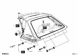 Baur Top Cabriolet diagram for BMW 3 Series E30 318is