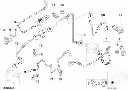 FUEL PIPE AND MOUNTING PARTS