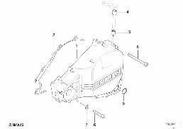 Couvercle de carter de moteur gauche