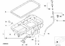 OIL PAN/OIL LEVEL INDICATOR