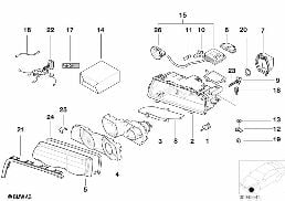 SINGLE PARTS, XENON HEADLIGHT diagram for BMW 7 Series E38 740i