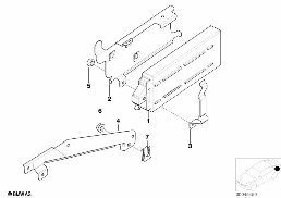 SINGLE PARTS F TRUNK CAR TELEPHONE diagram for BMW 3 Series E46 320i