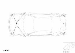 INSTALL.KIT TURN INDICATORS, WHITE diagram for BMW 3 Series E46 318i