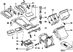 MOUNTING PARTS, CENTER CONSOLE