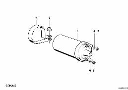 Stabzündspule diagram for BMW 7 Series E32 750iL