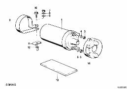 IGNITION COIL diagram for BMW 7 Series E23 735i