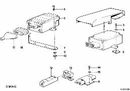 IGNITION SYSTEM diagram for BMW 7 Series E23 745i