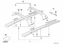 Traverse diagram for BMW 5 Series E34 518i